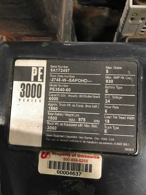2000 Crown PE3540-60 rider jack Appleton WI - MANUAL PALLET JACKS