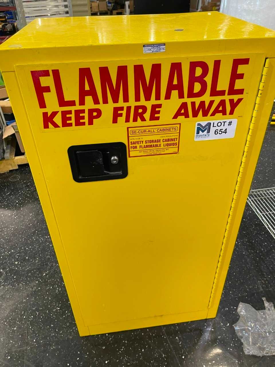 Se-Cur-All Fire Cabinet - TOOL STORAGE