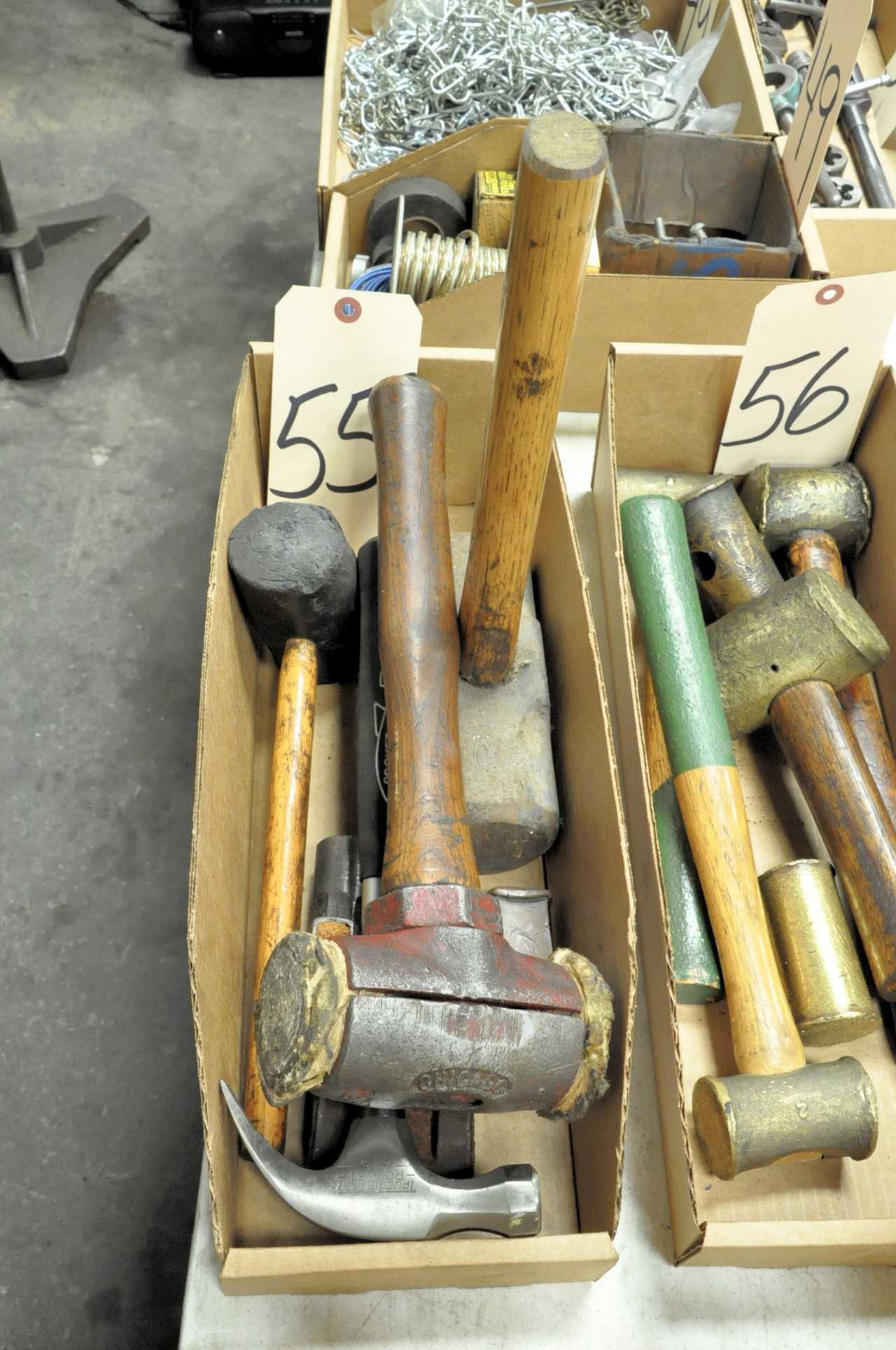 Lot Dead Blow and Rubber Mallets in 1 Box - HAND TOOLS