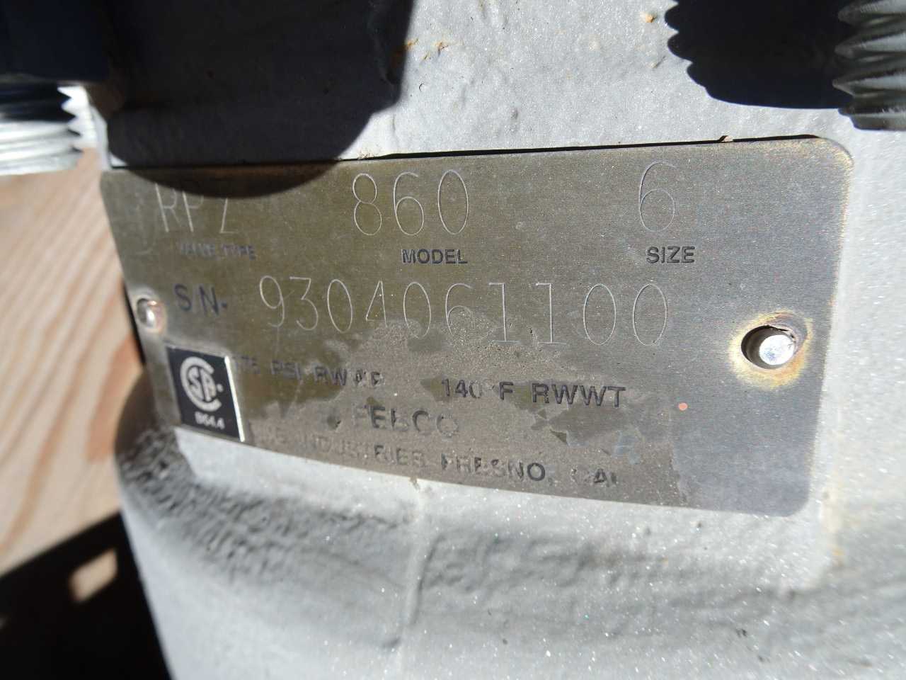 FEBCO 6in BACKFLOW PREVENTER - Believed to be new - HAND TOOLS