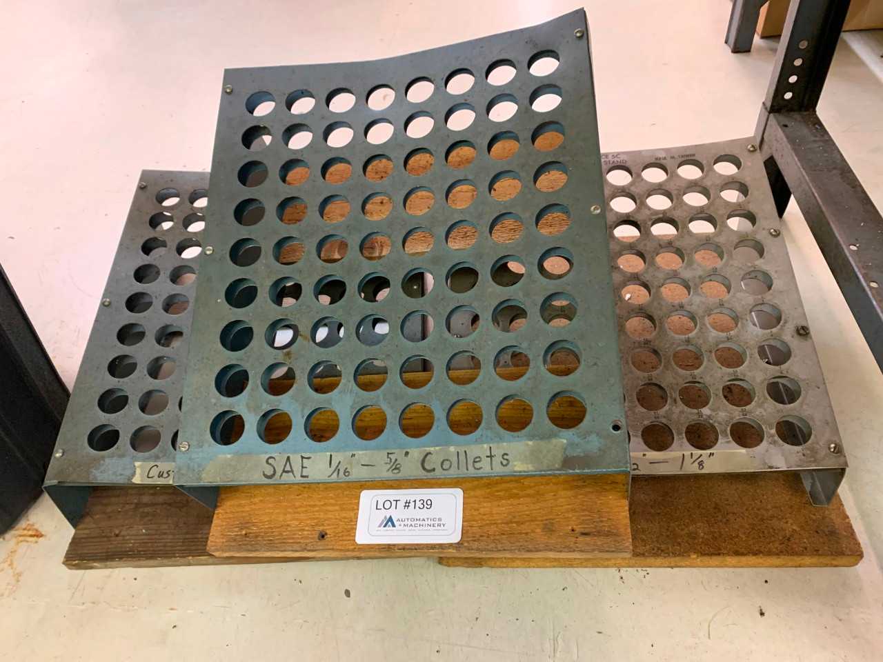 5C Collet Racks QTY 4 - MACHINING ACCESSORIES & TOOLING