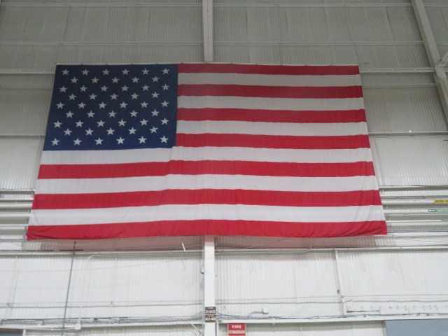 American Flag, Huge, Approx. 28' W and 20' - MISCELLANEOUS