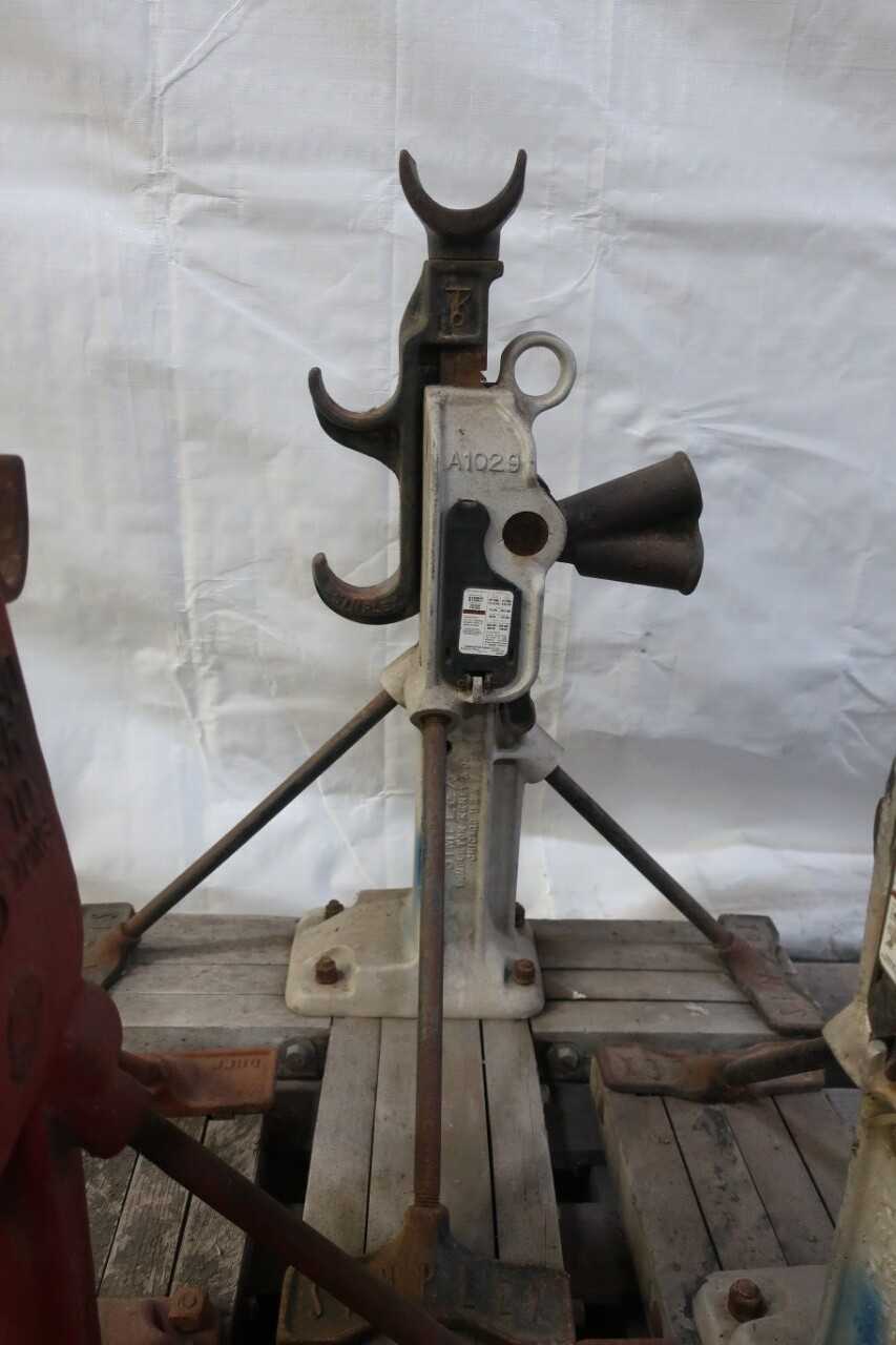 LOT OF 4 REEL JACKS, SIMPLEX, DUFF NORTON - ELECTRIC POWER TOOLS