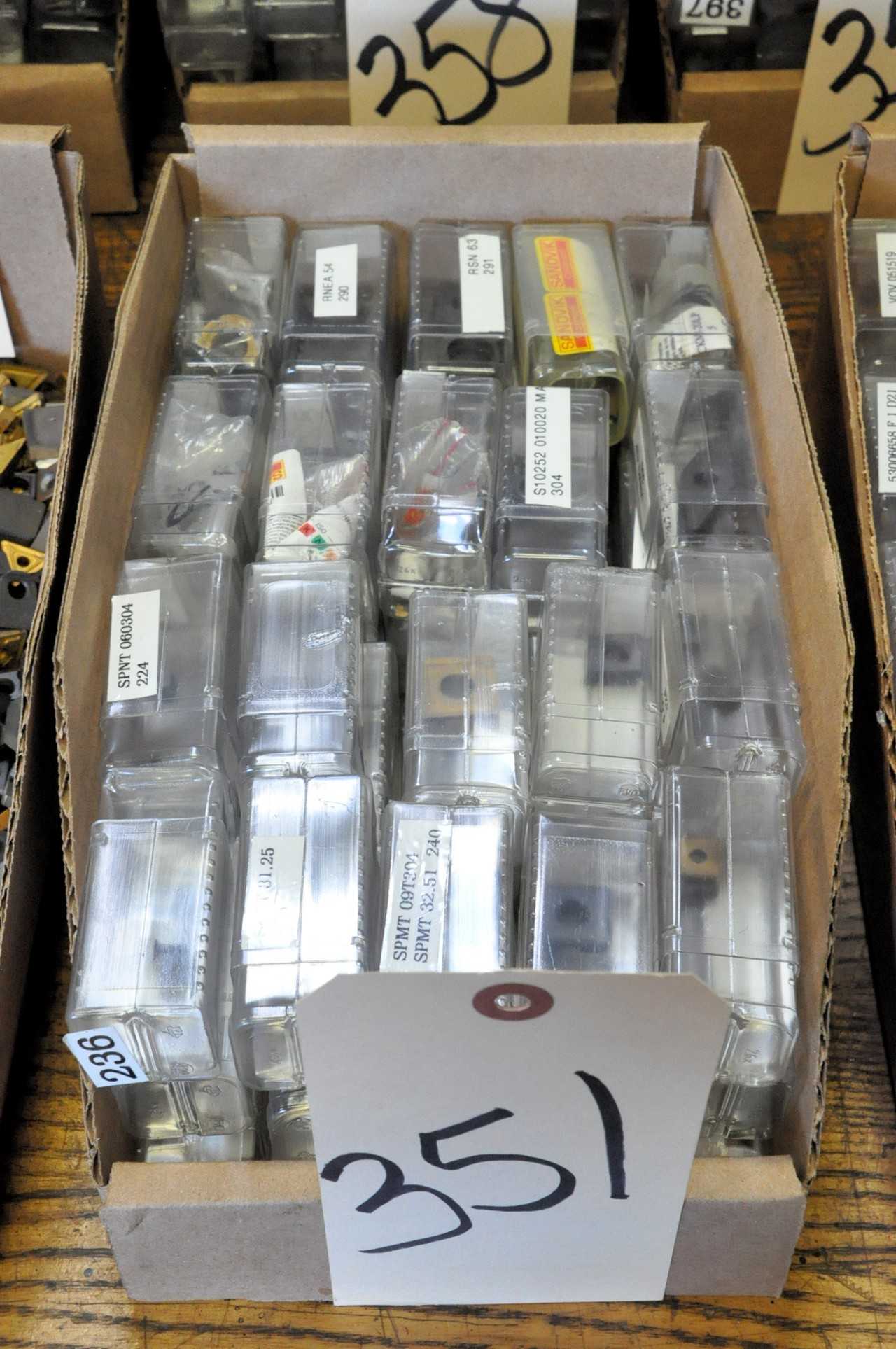 Lot-Packaged Carbide Inserts in (1) Box - ELECTRIC POWER TOOLS