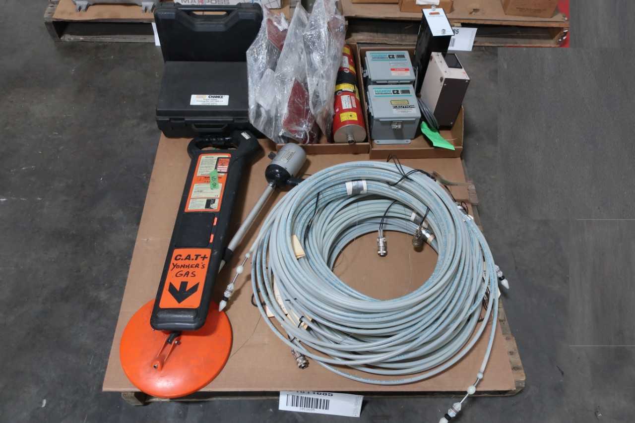 3 PALLETS OF ASSORTED TESTING EQUIPMENT - METAL INSPECTION EQUIPMENT