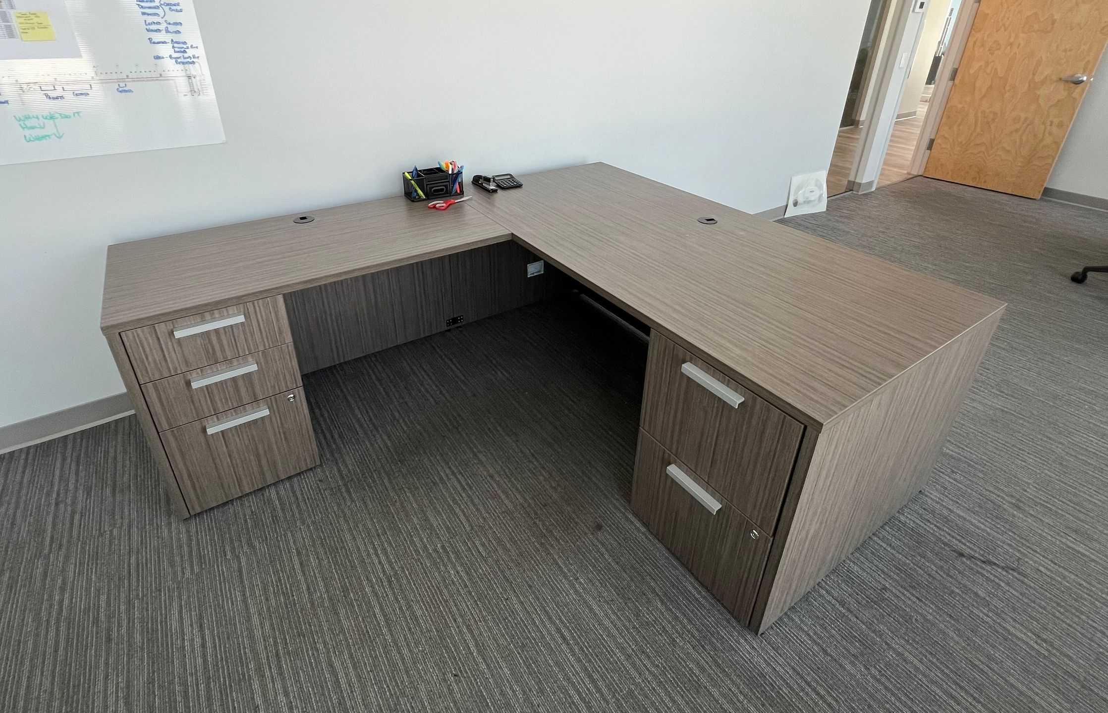 BULK LOT OF TABLES & FILING CABINET - MISCELLANEOUS