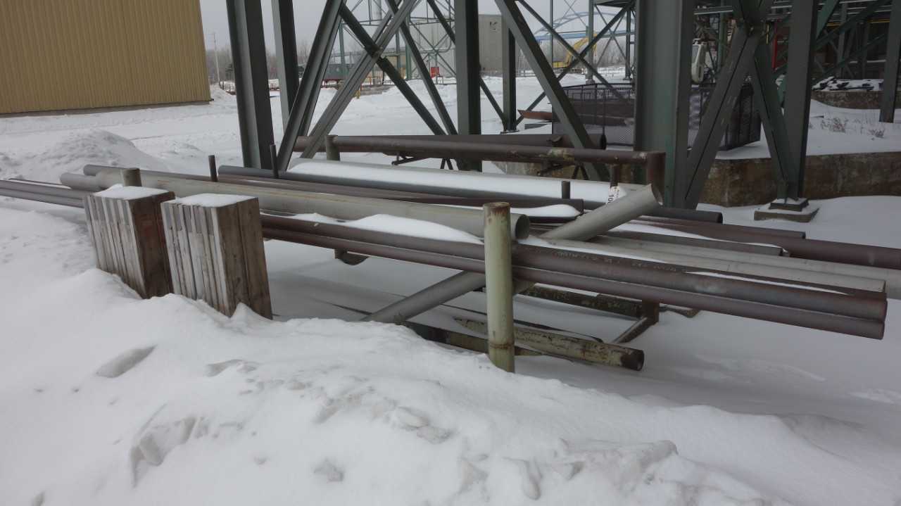 LOT OF ASSORTED STEEL TUBING, PIPING, PIPE - PROCESS EQUIPMENT