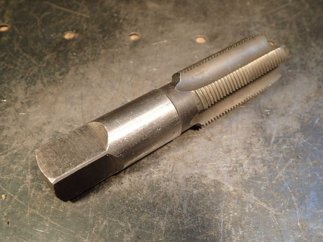 1-5/16" -12 N UN Hand Thread Tap 4-Flute 2-5/8" Long Flutes 5-3/4 OAL GH4 Poland - MACHINING ACCESSORIES & TOOLING