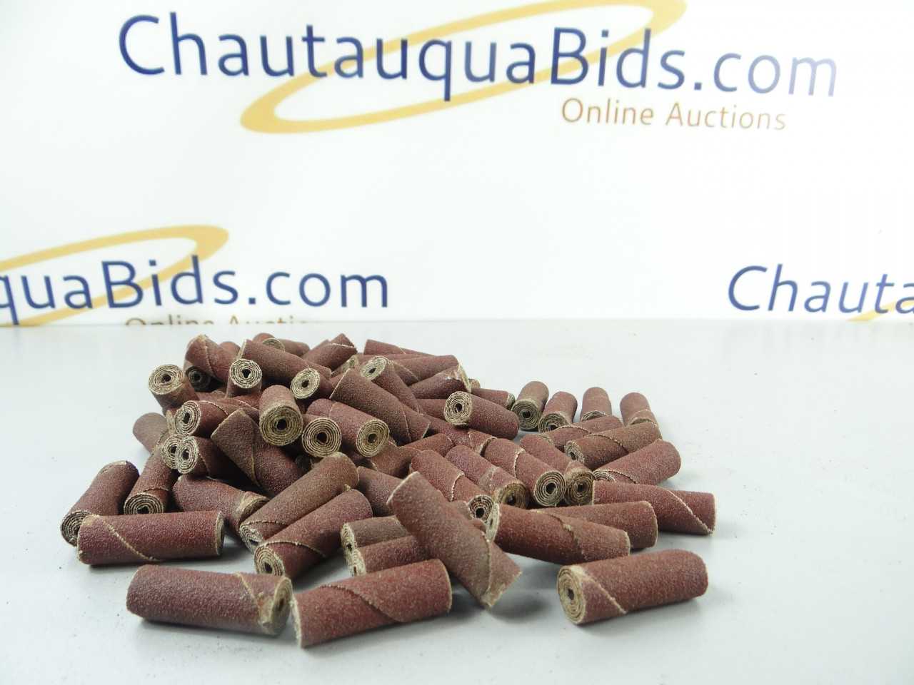 Large Lot of NEW Abrasive Cartridge Rolls 80 Grit - GRINDING WHEELS