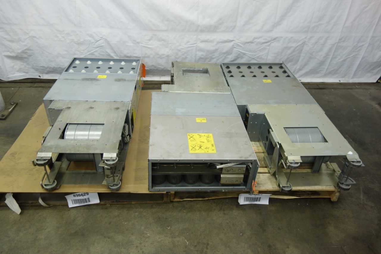 LOT OF 3 ABB ACS800-104-0610-5+V991 AC VFD DRIVE - MOTOR DRIVES