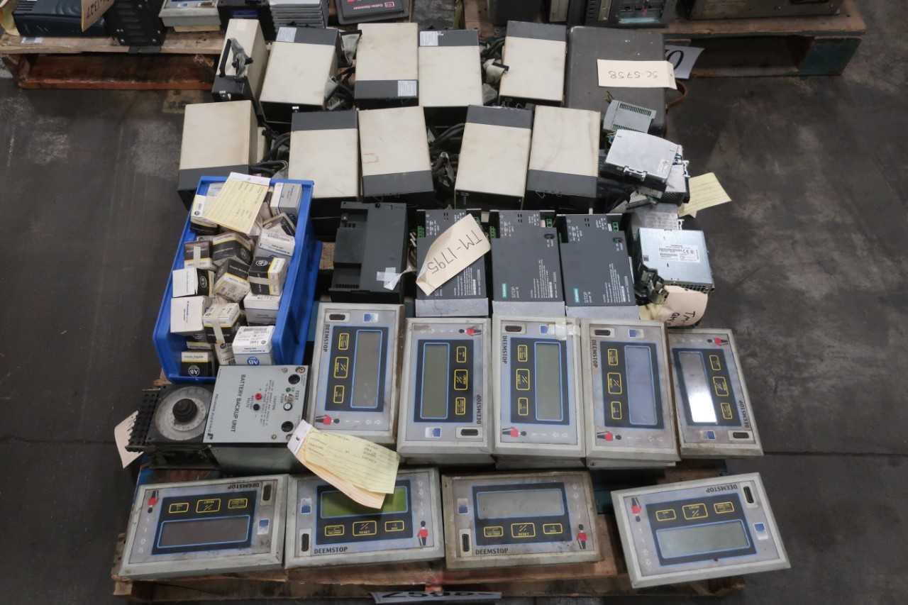 3 PALLETS OF ASSORTED ELECTRICAL EQUIPMENT - ELECTRICAL COMPONENTS