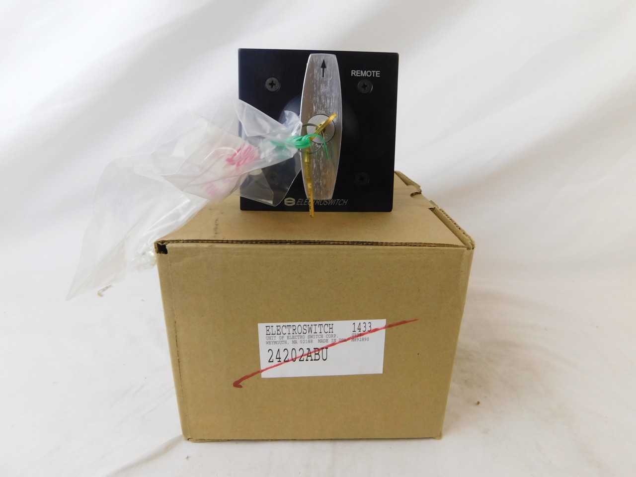 Quantity of 6 New Surplus ElectroSwitch 24202ABU Switch Key Switch 20A 120V - ELECTRICAL COMPONENTS