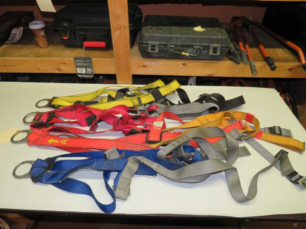LOT OF 4 ASSORTED PROTECTA 10072479, SAFETY HARNESSES - SAFETY EQUIPMENT