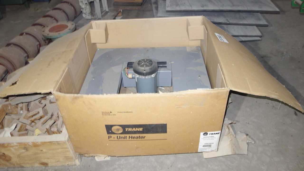 TRANE UHPA252P4BBAL STEAM/HOT WATER UNIT HEATER - HVAC EQUIPMENT