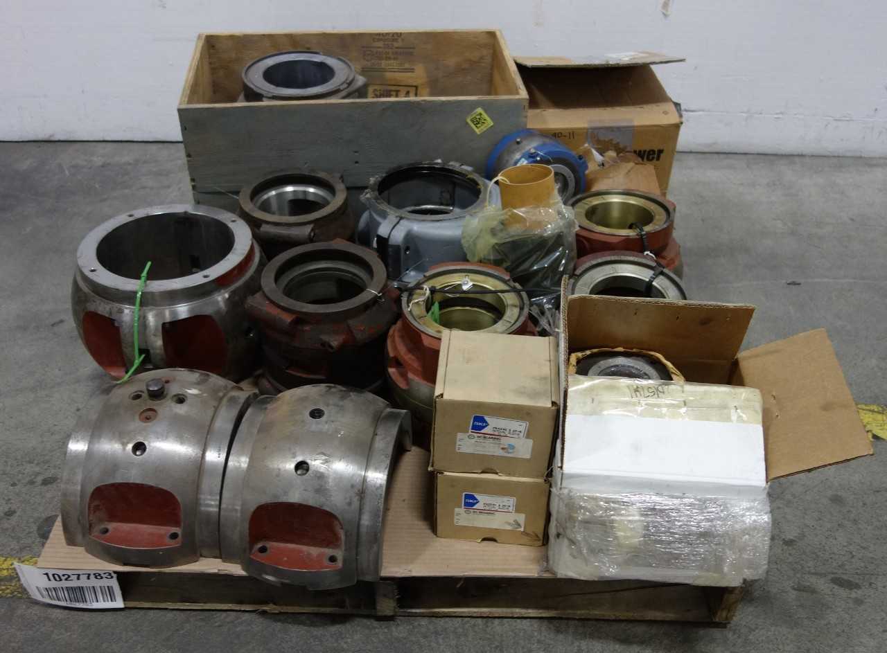 LOT OF ASSORTED BABBIT BEARINGS - BEARINGS