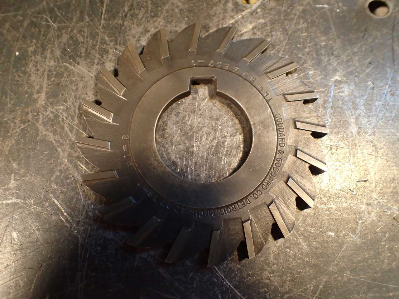 3-1/4" OD x 3/16 Plain Tooth Side Milling Cutter 1-1/4 Horizontal Arbor Hole USA - MILLING TOOLS