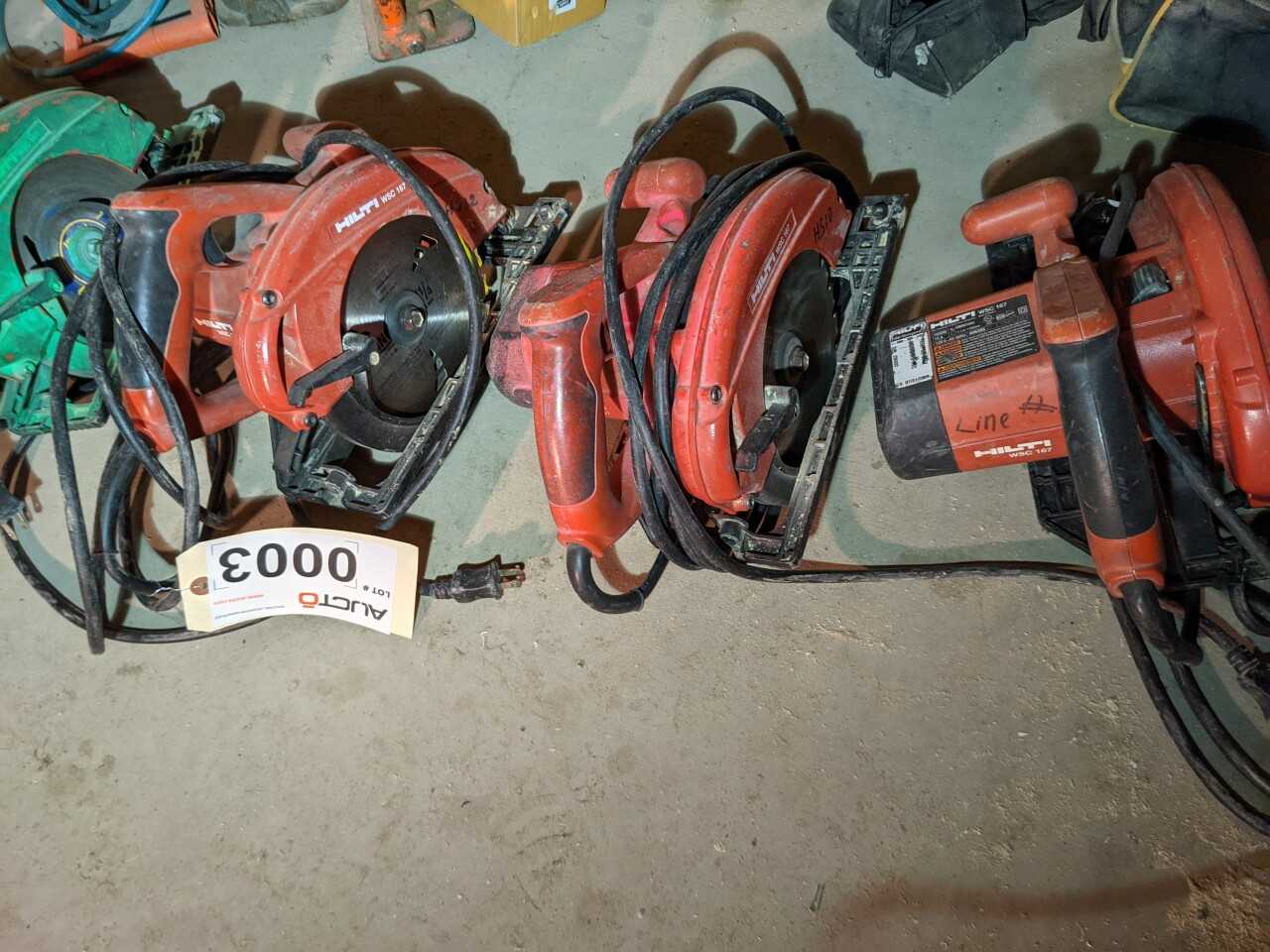 Lot of 5 Circular Saw - ELECTRIC POWER TOOLS