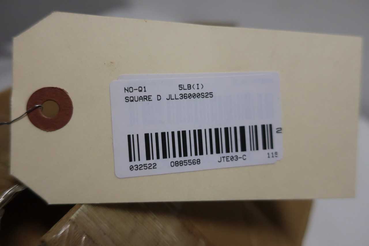 SQUARE D JLL36000S25 POWERPACT 3P 250A CIRCUIT BREAKER - CIRCUIT BREAKERS