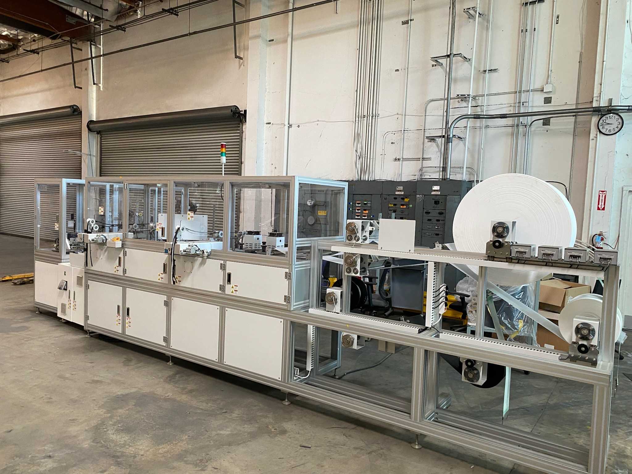 Toptec Roll to roll processing machine SNZ20009 for making masks Main Machine #9 - MACHINING ACCESSORIES & TOOLING