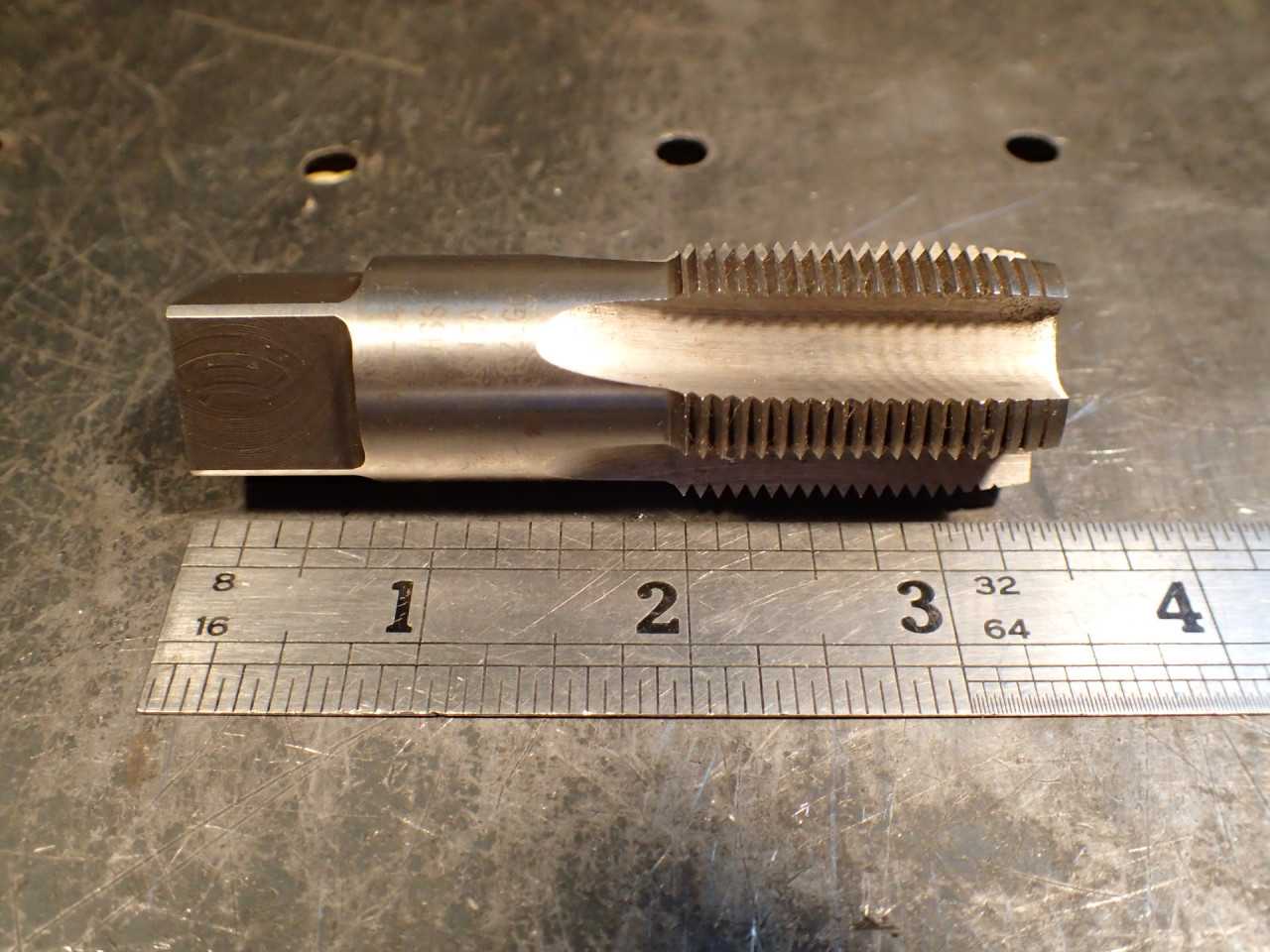 3/4" -14 NPS Straight Pipe Hand Thread Tap: HSS, 5-Flute, Bosnia & Herzegovina - MACHINING ACCESSORIES & TOOLING