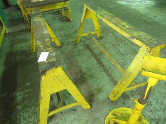 Steel Work Horses and stands. All items in pictures are LOT - MISCELLANEOUS