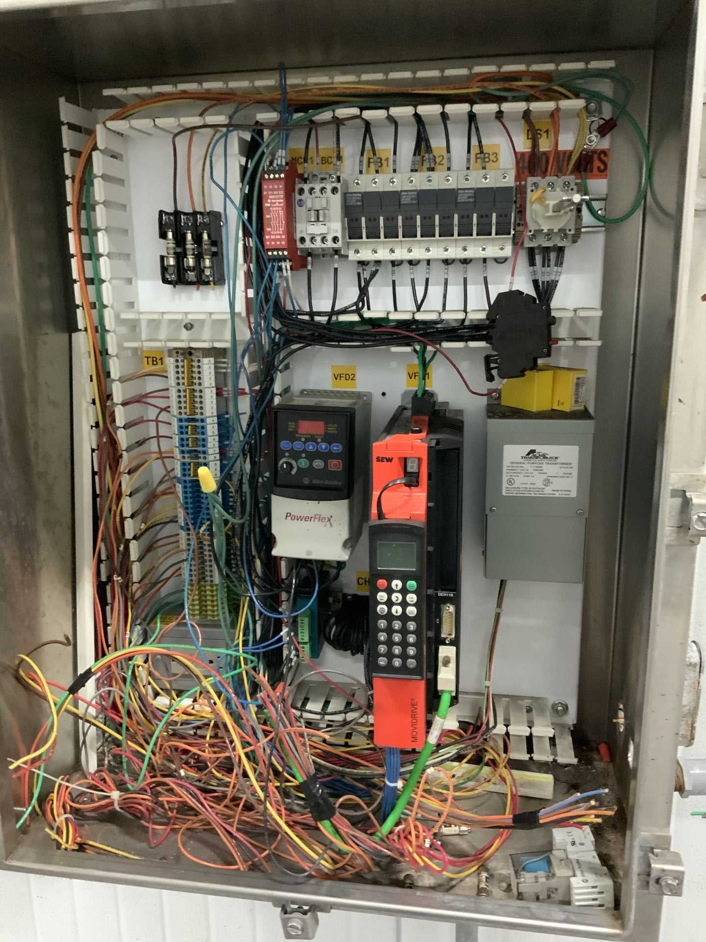 QTY 3- ELECTRICAL CONTROL CABINETS - CONTROL CABINETS