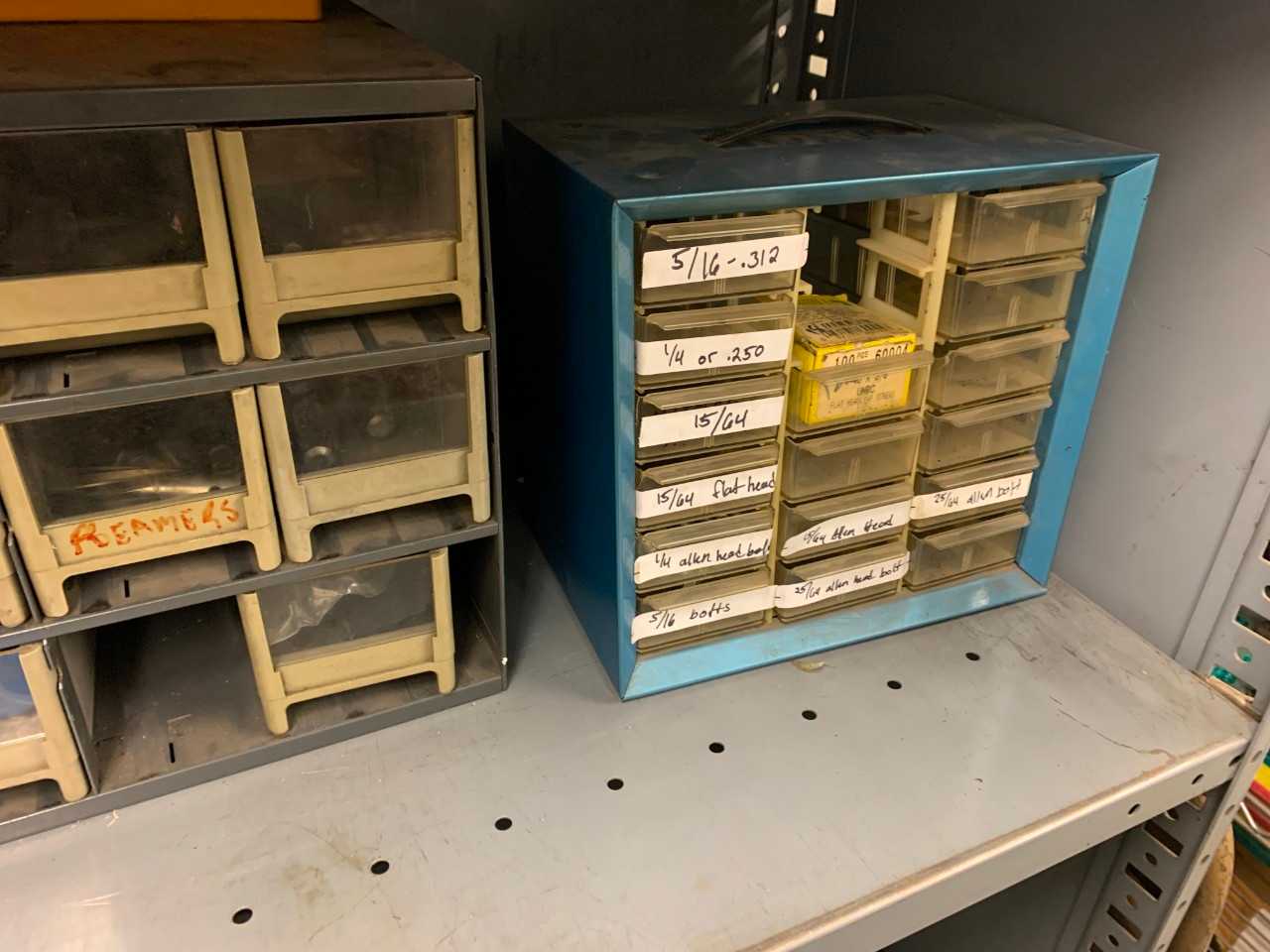 Containers with all Contents - TOOL STORAGE