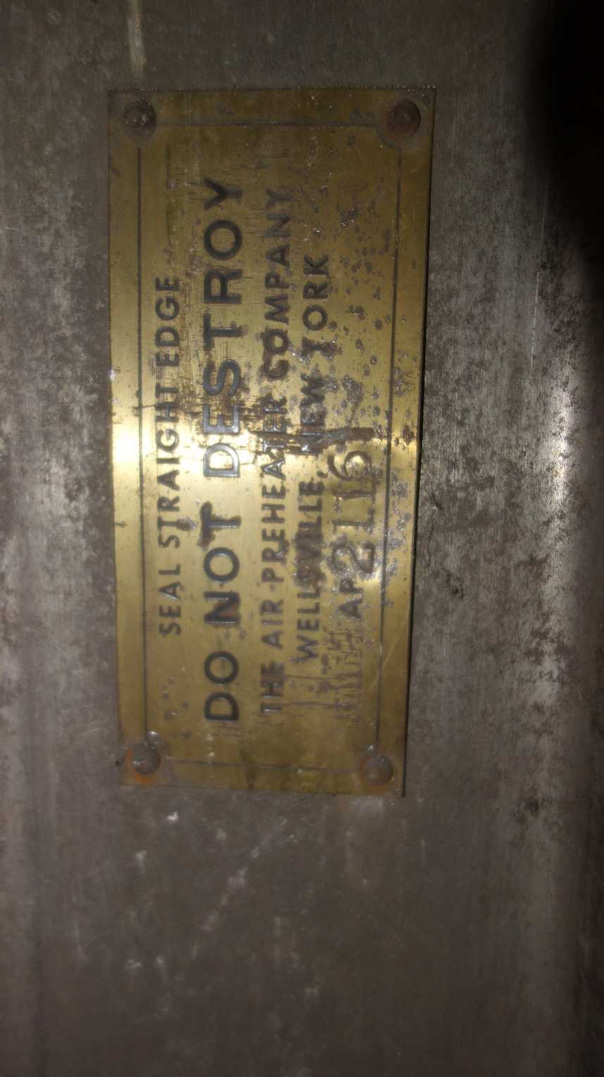 LOT OF 6 AIR PREHEATER COMPANY SEAL STRAIGHT EDGES - MISCELLANEOUS