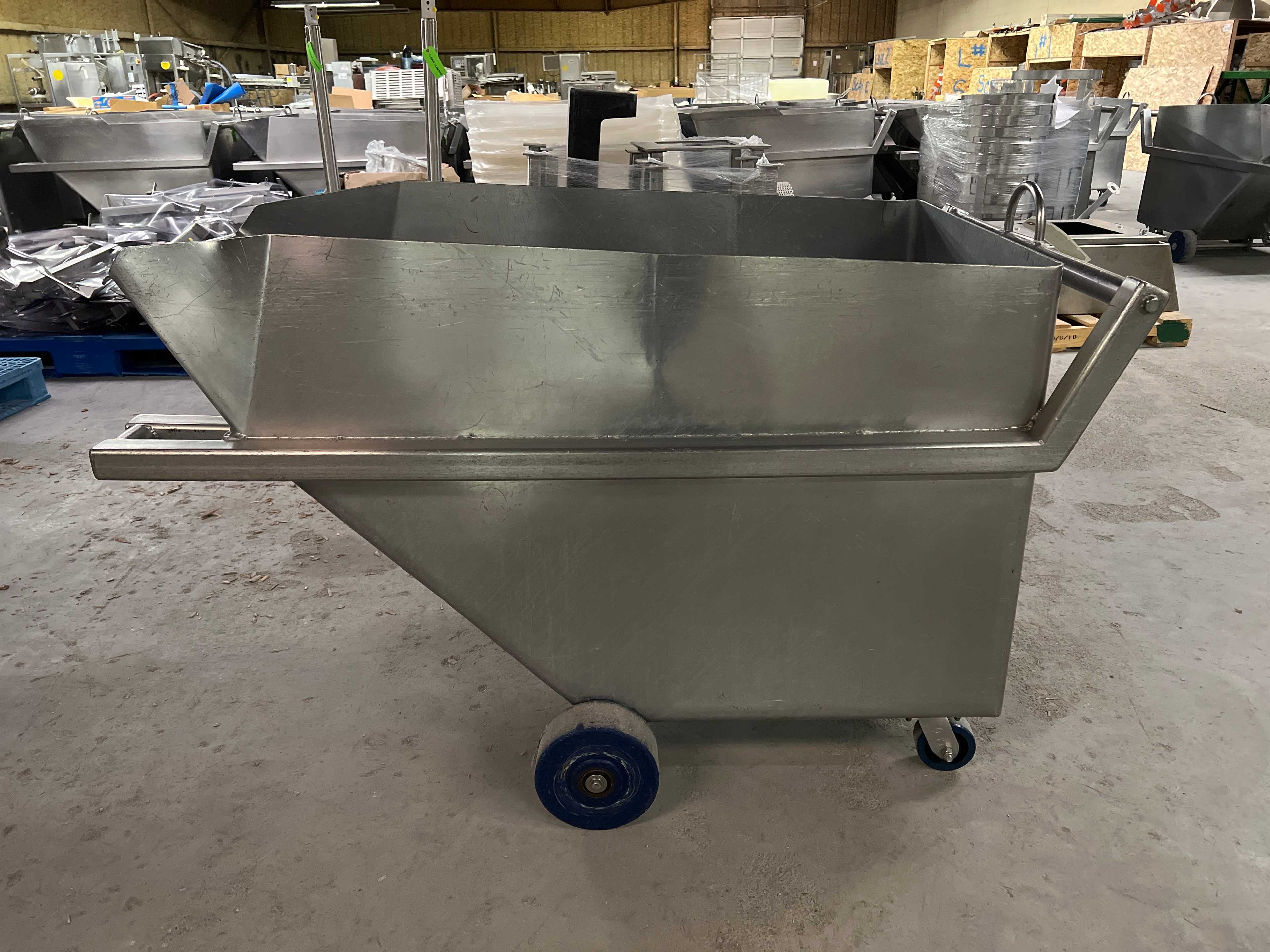 Stainless Steel Dump Cart Hopper