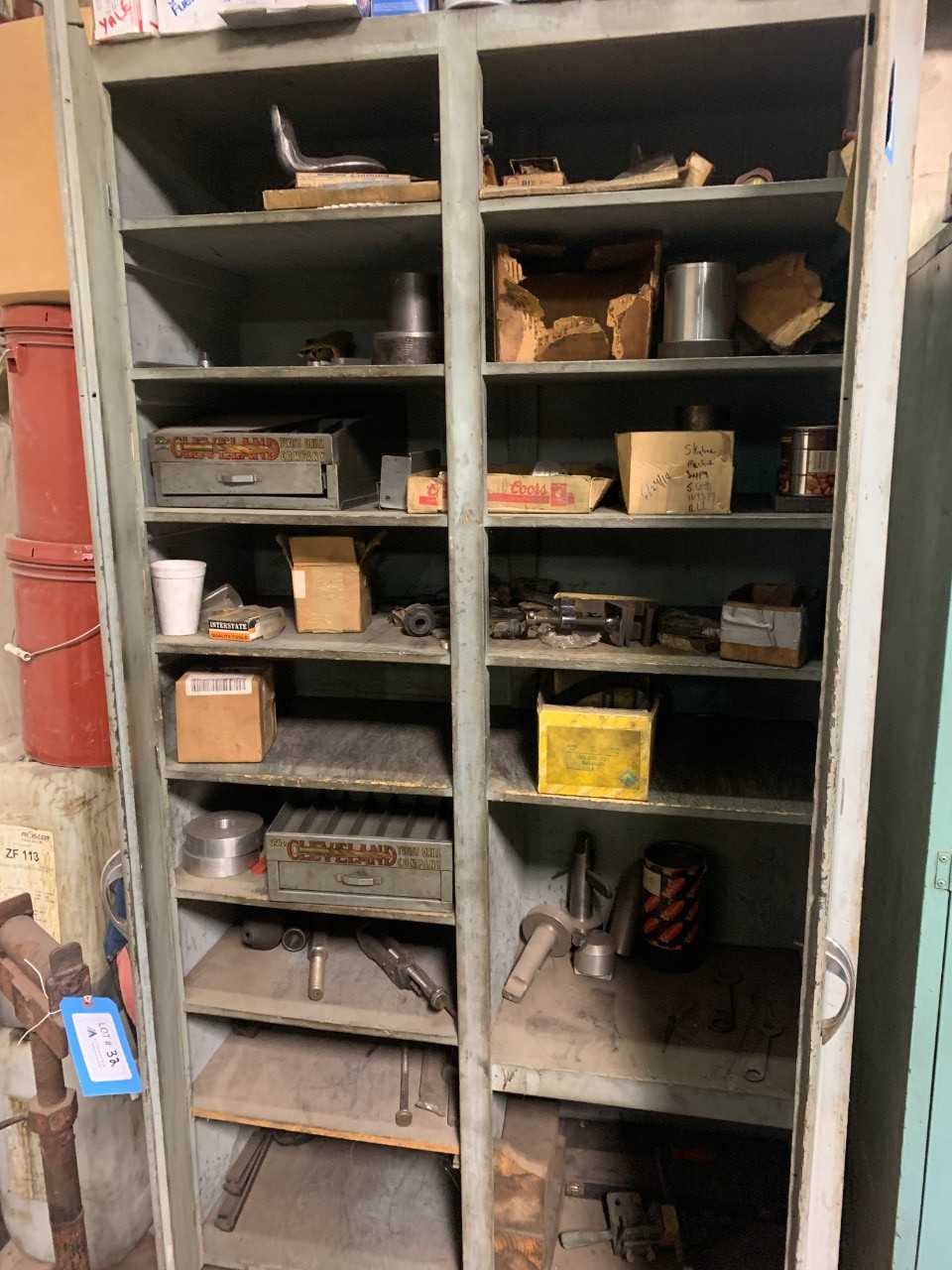 Cabinet with contents - INDUSTRIAL PARTS