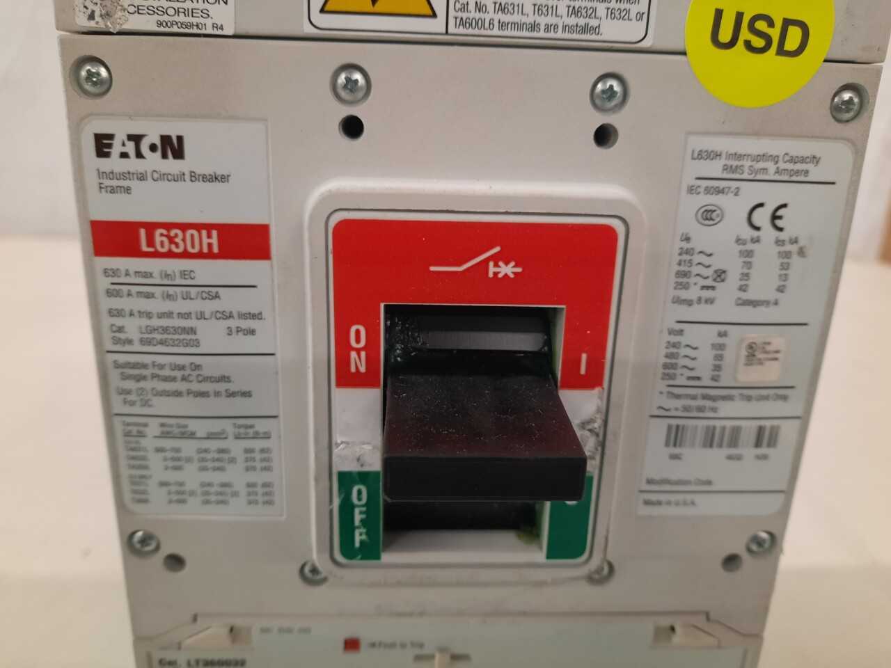 Quantity of 1x LGH3630NN MCCB/Molded Case Circuit Breaker - CIRCUIT BREAKERS