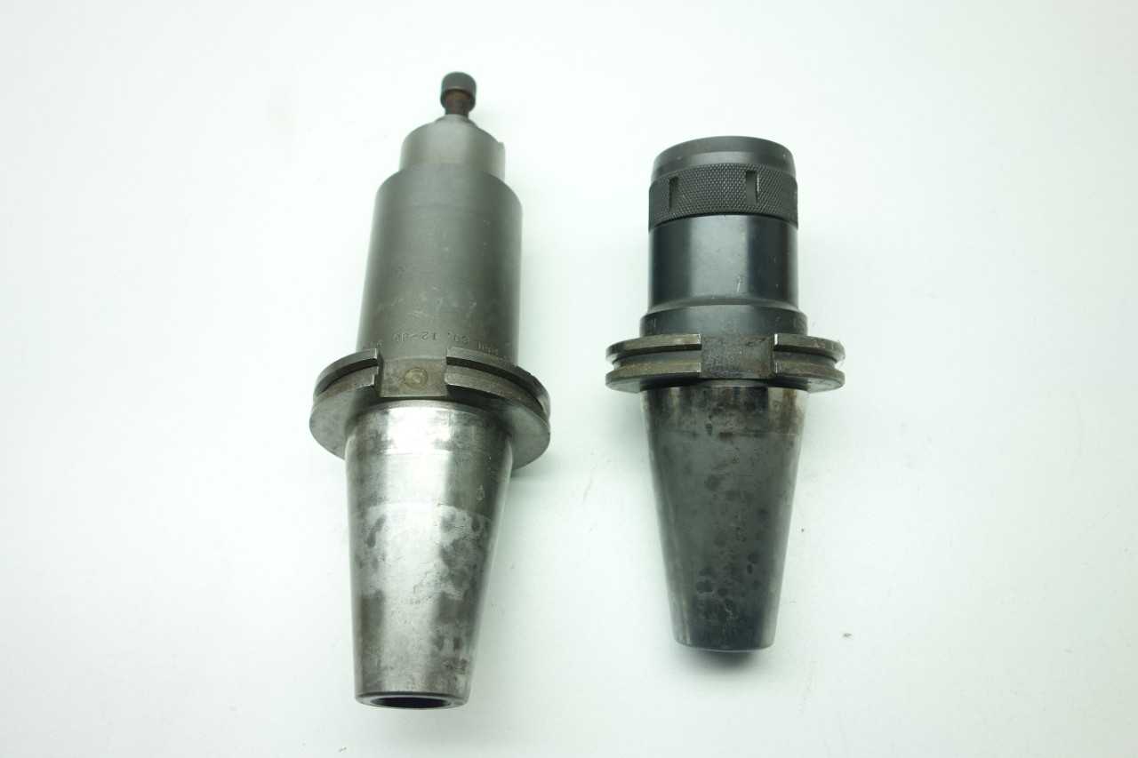 LOT OF ASSORTED CAT50 TOOL HOLDERS - LOVE JOY TOOL, NIKKEN - MACHINING ACCESSORIES & TOOLING