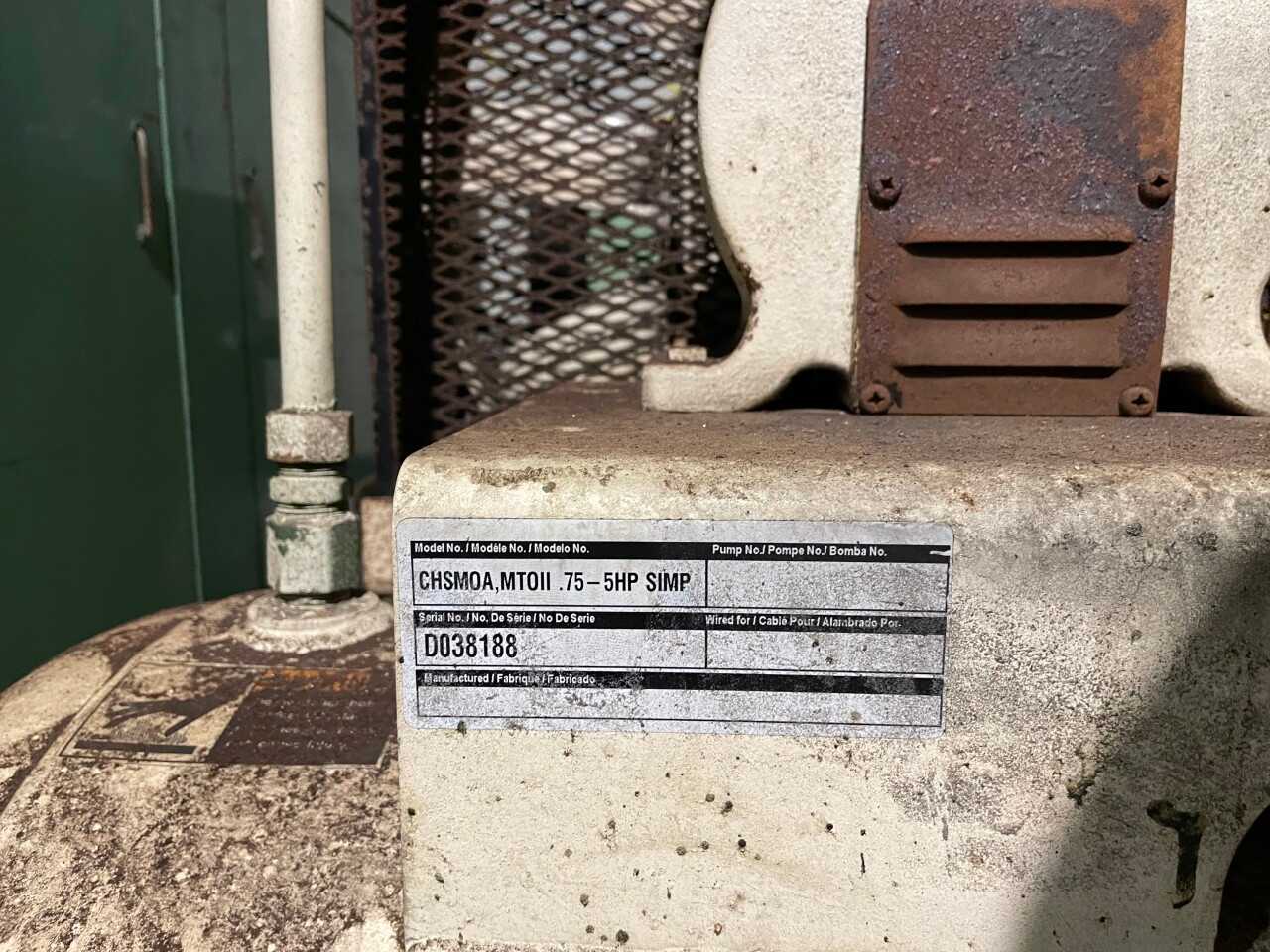 Gardner-Denver 5HP Compressor - AIR COMPRESSORS