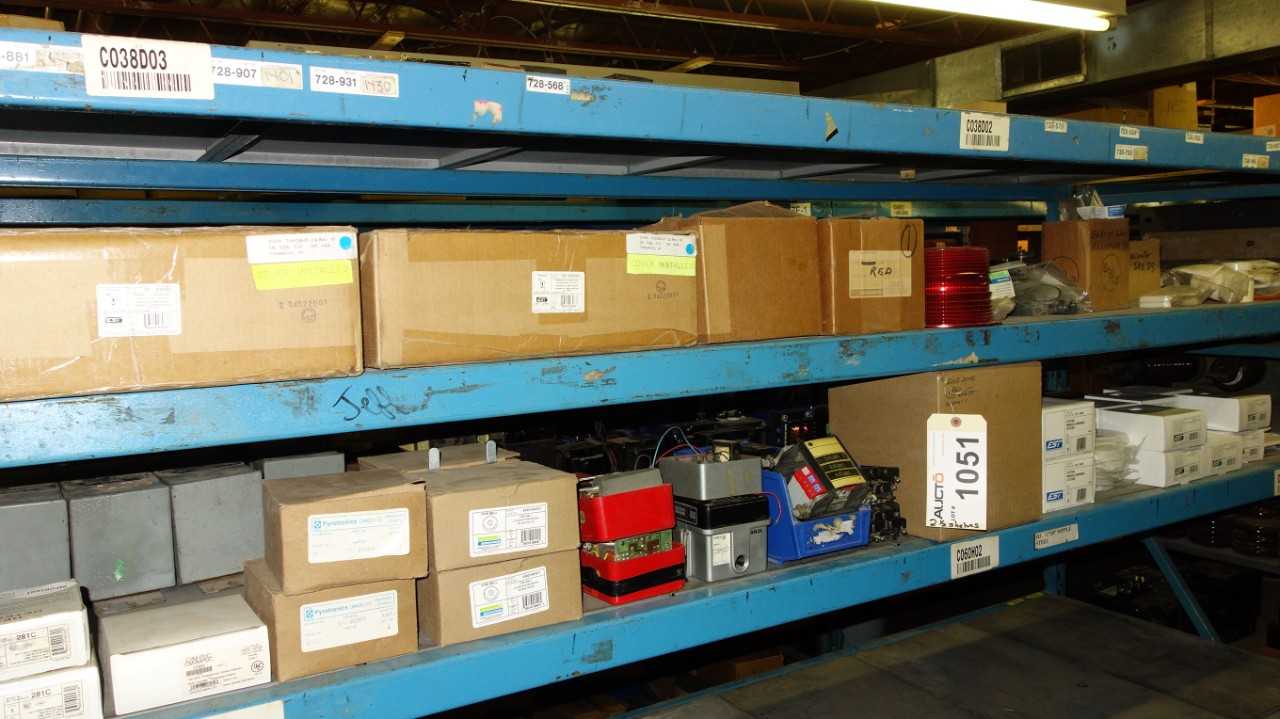 CONTENTS OF 3 SHELVES, ASSORTED ELECTRICAL SAFETY EQUIPMENT - SAFETY SWITCH