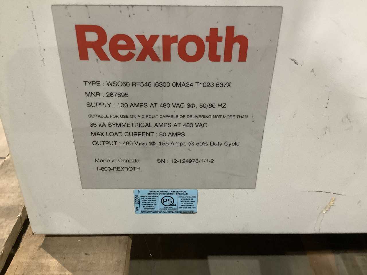 Rexroth WSC61  (No guarantee operational) - INDUSTRIAL PARTS