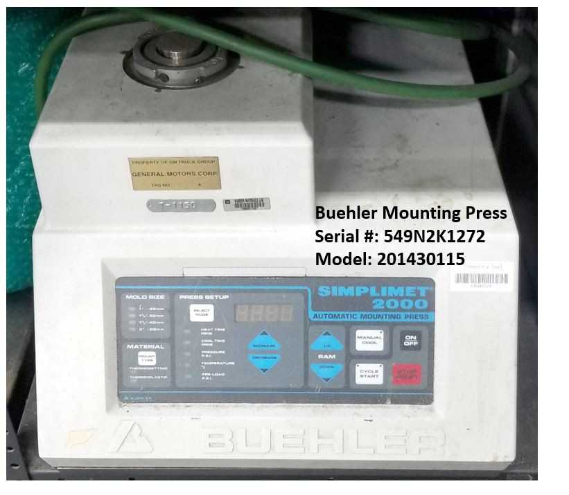 Mounting Press - MISCELLANEOUS