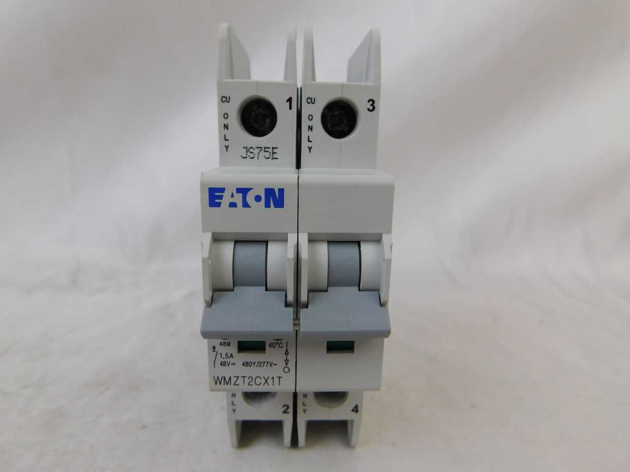 (24) Eaton WMZT2CX1T Plug In WMZT 2P 1.5A 120/240VAC 50/60Hz - CIRCUIT BREAKERS
