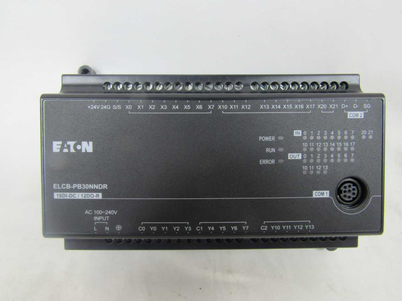 Quantity of 21x ELCB-PB30NNDR PLC/Process Logic Controllers - AUTOMATION & CONTROLS
