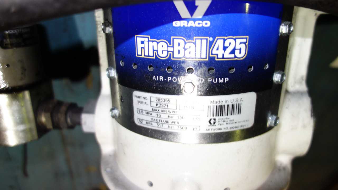 LOT OF 5 GRACO FIREBALL 425 AND PRESIDENT GREASE PUMP - MISCELLANEOUS