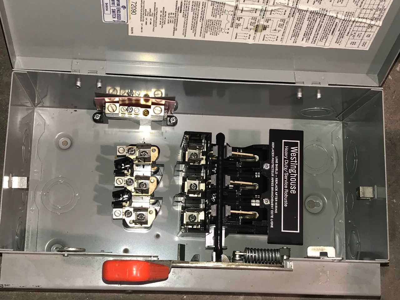 WESTINGHOUSE/COMMANDER SAFETY SWITCHES (QTY 3) - SAFETY SWITCH