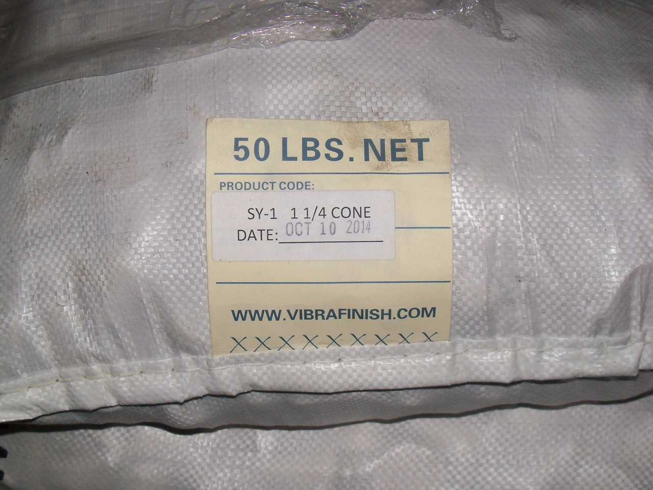 Pallet of Vibratory Tumbling Stones - PROCESS EQUIPMENT