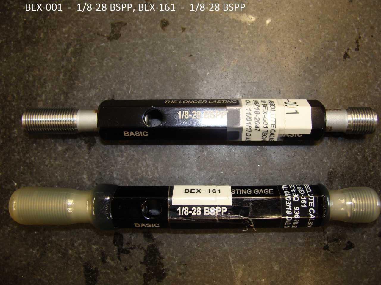 LOT OF 2 HEMCO THREAD GAGE - MACHINING EQUIPMENT