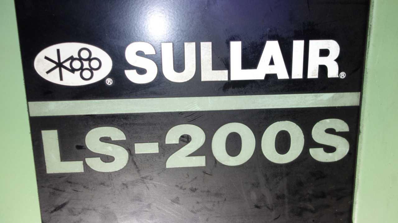 SULLAIR LS200S-125H COMPRESSOR 125HP APPROX 60K HRS - AIR COMPRESSORS