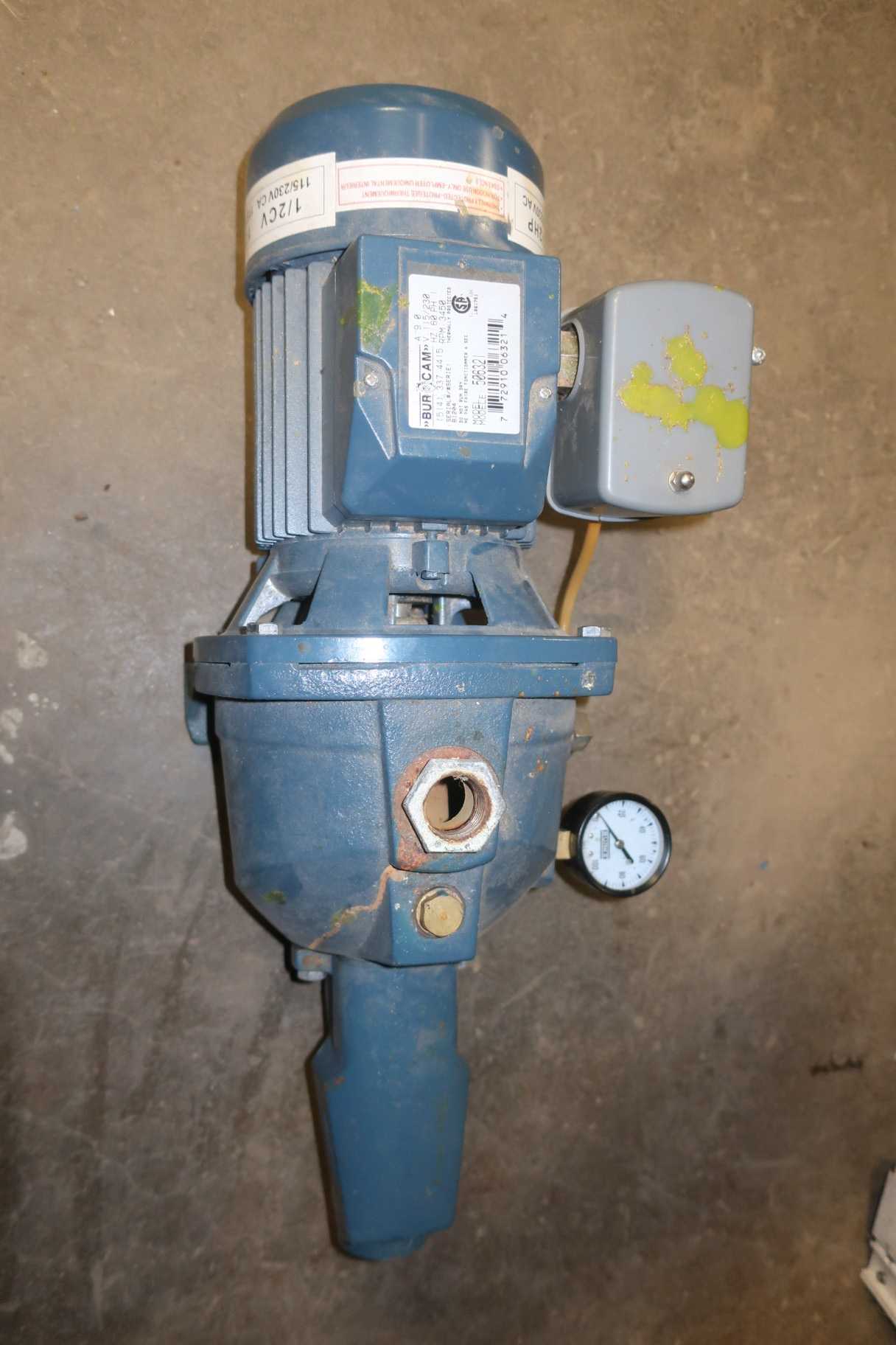 BURCAM CONVERTIBLE C.I. JET PUMP 506321 115/230V 1PH 60HZ 3450RPM 1/2HP - PUMPS