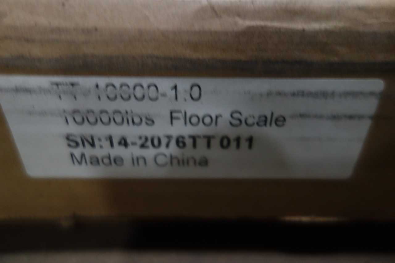 10,000 LB FLOOR SCALE, SCALE HEAD NOT INCLUDED - SCALES
