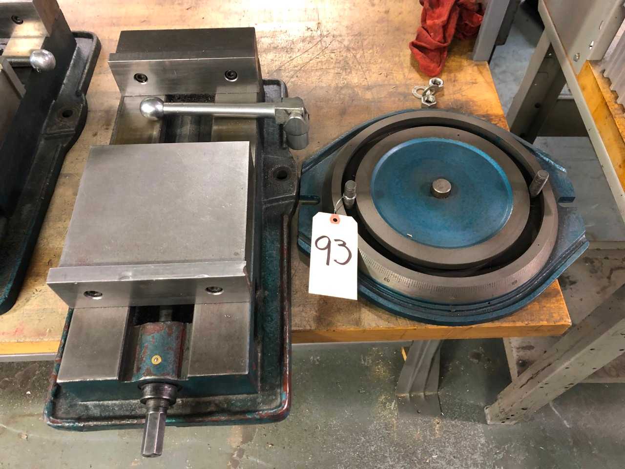 8" Machine Vise with Swivel Base - MACHINING ACCESSORIES & TOOLING