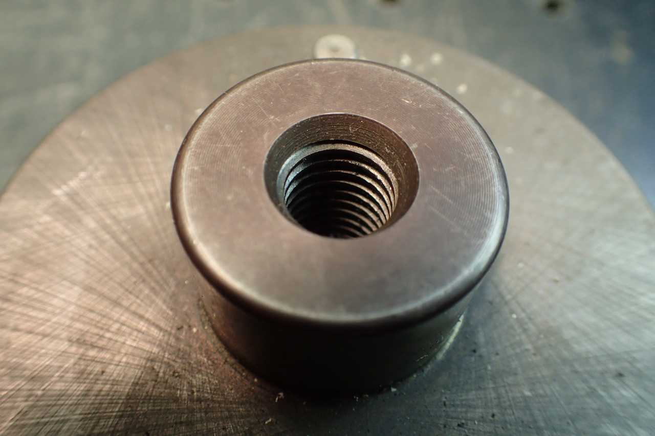 Wilson .994" x 1.946" +.006" Turret Press Punch Die & Stripper Set 5" Base, Used - MACHINING ACCESSORIES & TOOLING