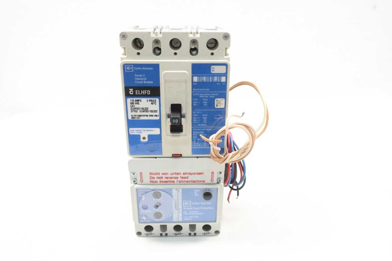 CUTLER HAMMER ELHFD3110LS22 MOLDED CASE CIRCUIT BREAKER 3P 110A AMP 480V-AC - CIRCUIT BREAKERS