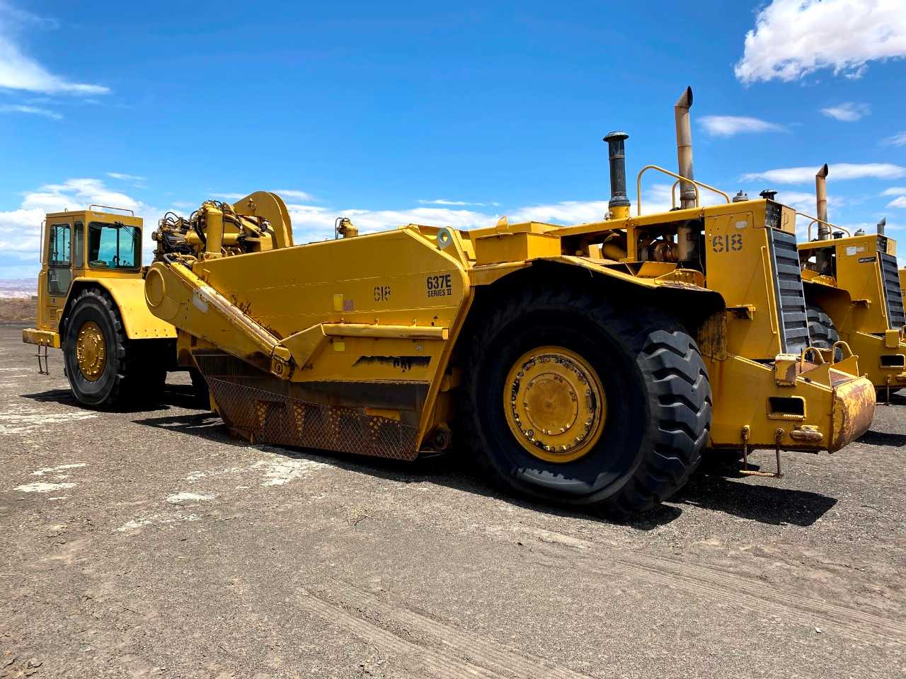 1993 Caterpillar 637E 50YD Coal Tractor Scraper - CONSTRUCTION