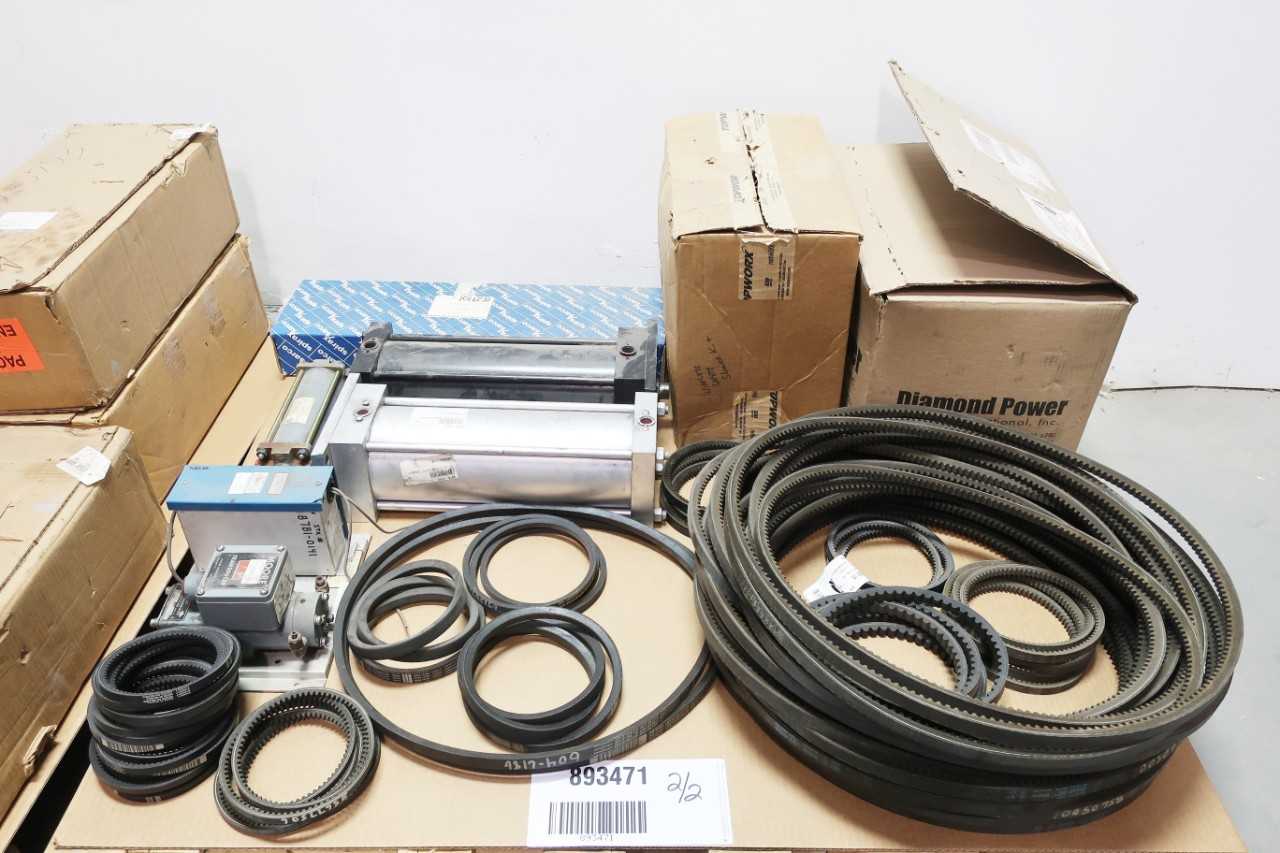 2 PALLETS OF FILTERS, CYLINDERS, V-BELTS, TEMPERATURE CONTROLLERS - TEMPERATURE CONTROLLERS